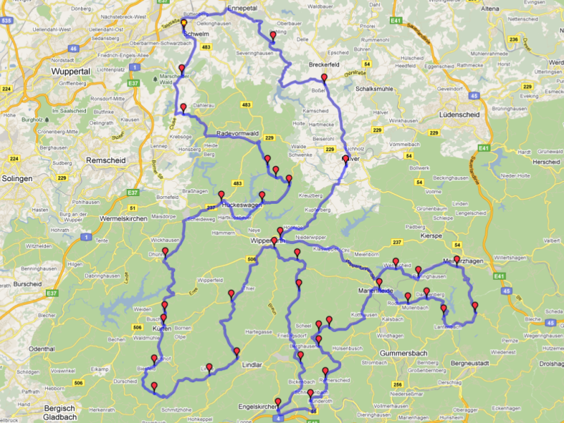 Bergisches Land 202 km