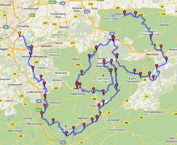 Sauerland 270 km