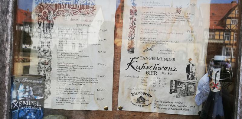 Kuhschwanz Bier - Gaststube, Tangermünde, N52.542583, E11.974419 (3).jpg