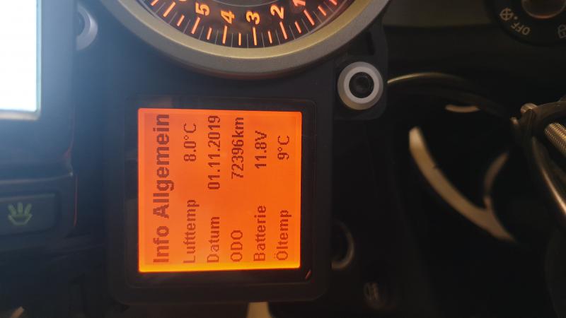 Kilometerstand KTM