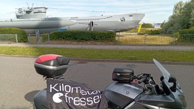 Der U- Boot bei die Windstoss