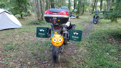 eiliger Biertransport ...