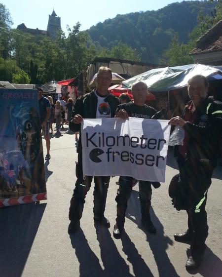 Kilometerfresser in Bran Rumänien, hier Schloss Dracula