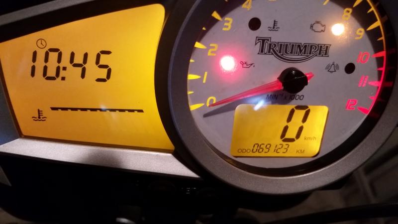 Tachostand Speed Triple