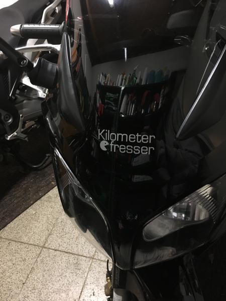Aufkleber auf CBF